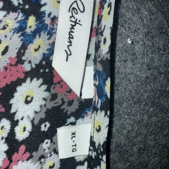 Cute Chiffon Floral Blouse with Ruffle - Picture 3 of 3